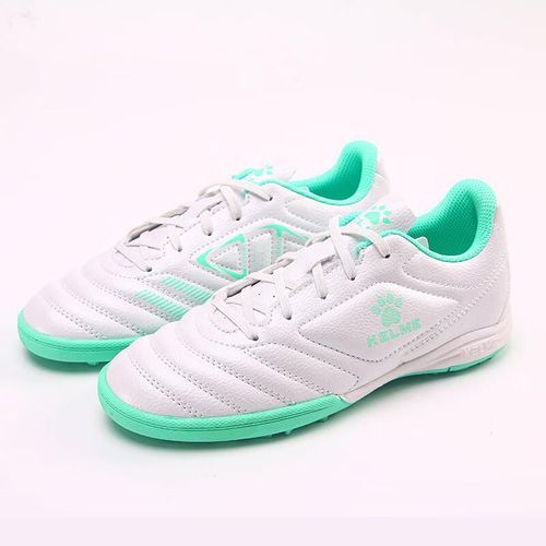 Tenis Kelme Fútbol Tacos Tf Césped Sintético Blanco Y Verde Para Hombre