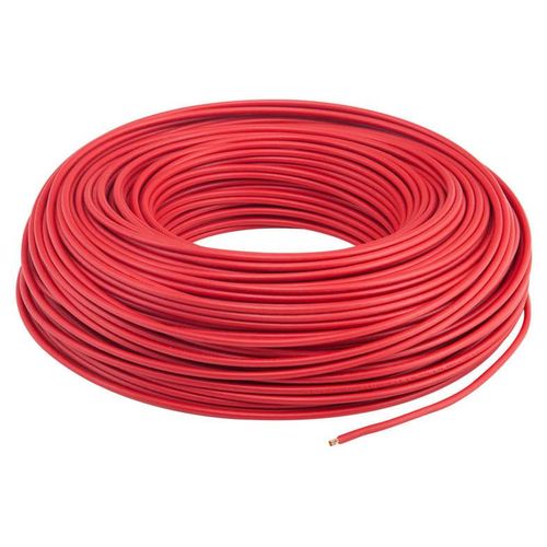 Rollo de cable THW-LS / THHW-LS 12 AWG 100 m, rojo