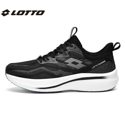 Tenis Lotto Diamond Freeze Placa De Carbono Negro Y Blanco Para Hombre
