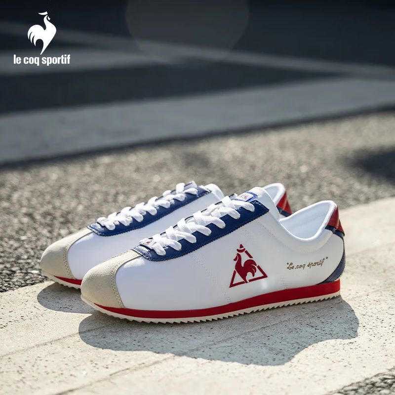 Le Coq Sportif 赤白ボーダーSET UP 定価1万4千円 Price Laco Sportif Shoes Mens Sneakers Sportif Sneakers Le Coq