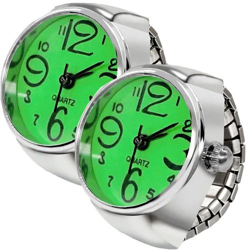 Reloj anillo analógico MXTGG-002 TempusGreen Moda con reloj verde