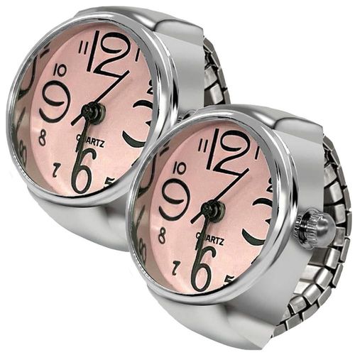 Reloj decorativo rosa MXTEA-002 TempusPink Reloj joya elástico