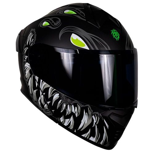 Casco Abatible Thunder Toxic Negro
