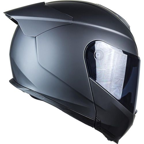 Casco Abatible Litio Mate Negro Mediano