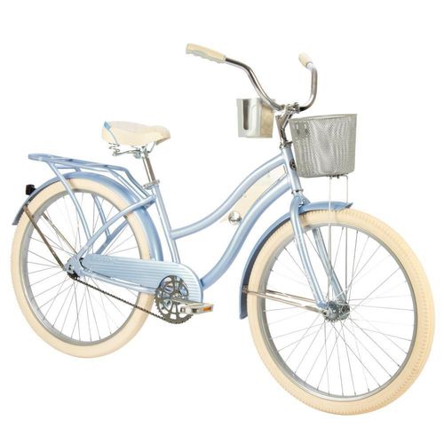 Bicicleta Urbana Huffy Deluxe R26 1V Azul Claro