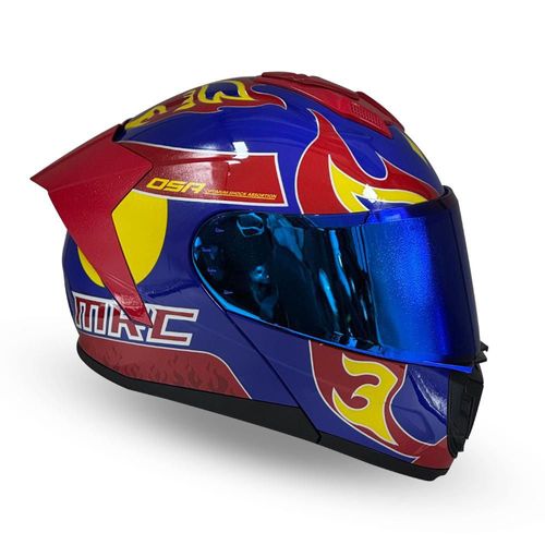 Casco Abatible MRC Race Azul Mediano