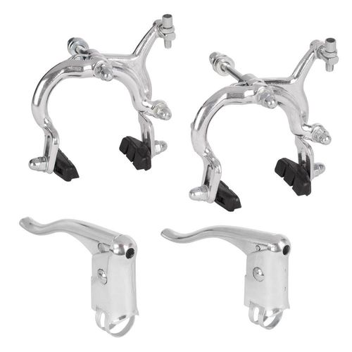 Juego de freno 730a con palancas color plata