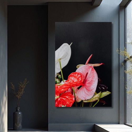 Cuadro Decorativo Planta 80x122cm Anturio