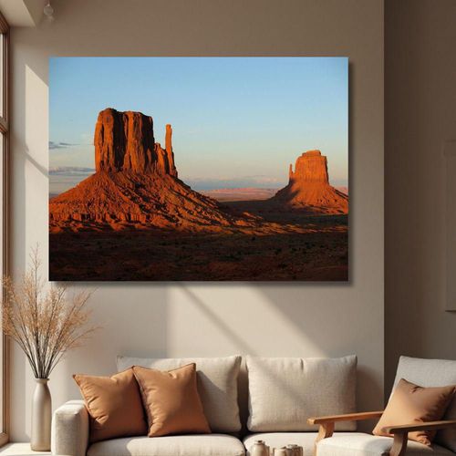 Cuadro Decorativo Paisaje 80x122cm Viejo Oeste