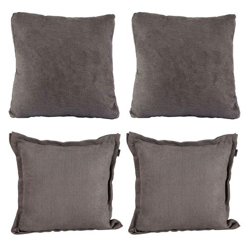 Set de 4 Cojines Decorativo Bless KappaOne + ZitaOne Gris Oscuro CZD