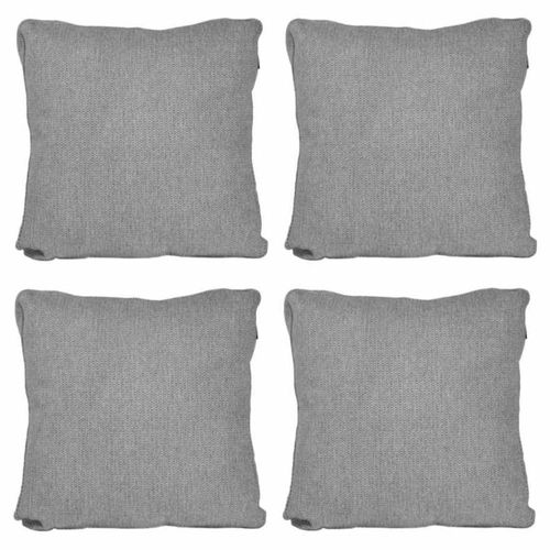 Cojín Decorativo Set de 4 Dicasa Rivo ZitaOne Plata CZD