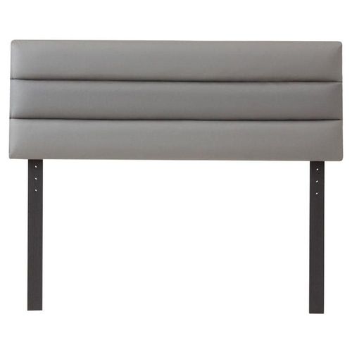 Cabecera Queen Size Dicasa Londres en Vinipiel Gris Oxford CZD