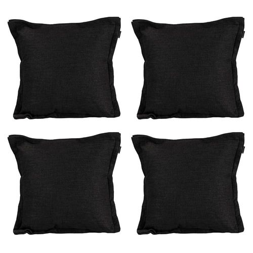 Set de 4 Cojines Decorativos Dicasa Belu KappaOne Negro CZD