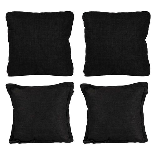 Set de 4 Cojines Deocorativos Dicasa Belu KappaOne +ZitaOne Negro CZD