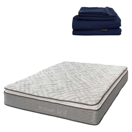 Colchón Queen Size Restonic Vail + Sábanas Softy CZD