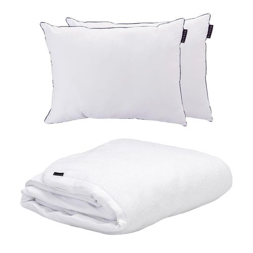 Protector de Colchón Queen Size Dicasa Cloud + 2 Almohadas One CZD