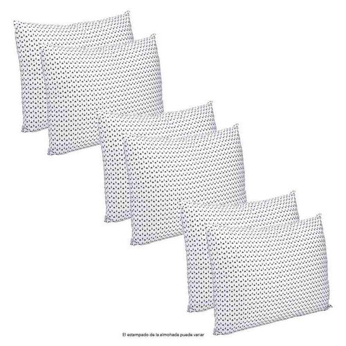 Combo de 6 Almohadas Hipoalergénicas Dicasa 2-Pack CZD