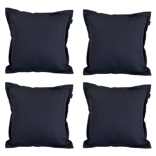 Set de 4 Cojines Decorativos Dicasa Orly KappaOne Azul CZD