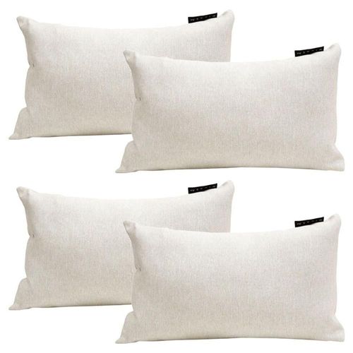 Set de 4 cojines decorativos DeltaOne Dolum Beige CZD