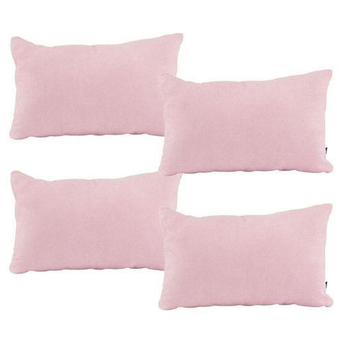 Set de 4 Cojines decorativos Dicasa Pink Delta Rosa CZD