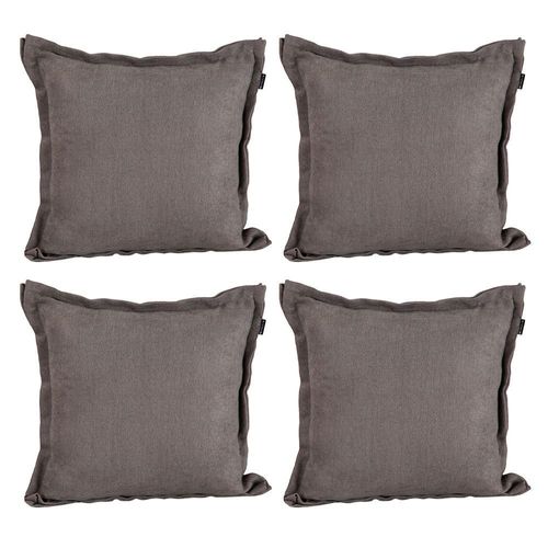 Set de 4 Cojines Decorativo Dicasa Bless KappaOne Gris Oscuro CZD