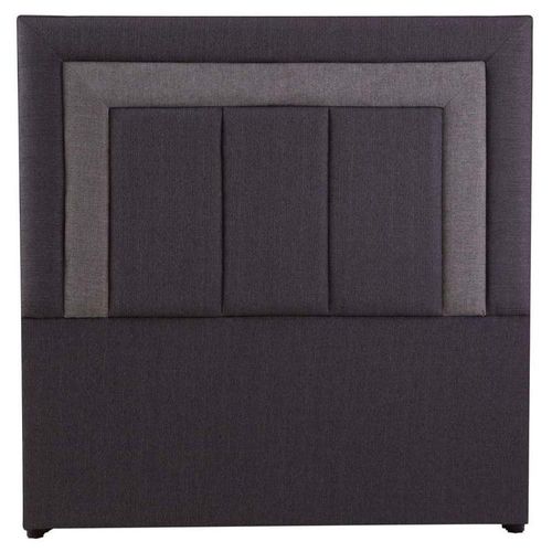 Cabecera Individual Dicasa Bora Gris Oscuro con franja Gris claro CZD