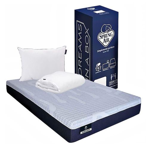 Colchón King Size en caja Therapy + Almohada One + Protector Cloud CZD