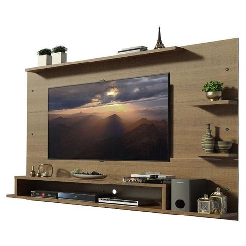 Centro De Entretenimiento Para Tv Madesa Alfa Hasta 60 Pulgadas Marron