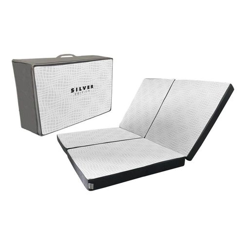 SILVER EDITION Colchón/Colchoneta Plegable King Size 200 x 192 x 10cm
