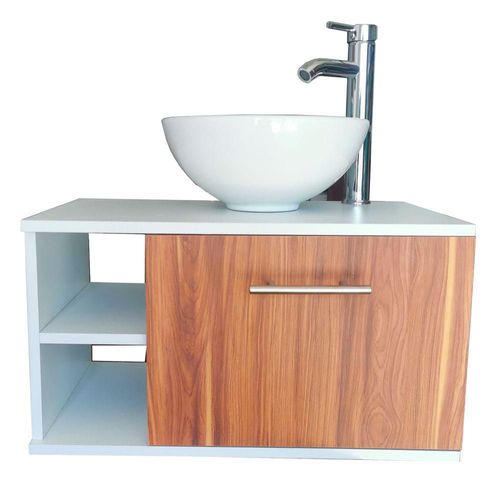 Gabinete Baño Moderno Monomando Contra Ovalin Ensamblado