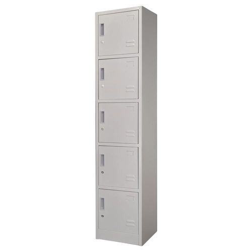 Locker Casillero Metal 5 Puertas con llave