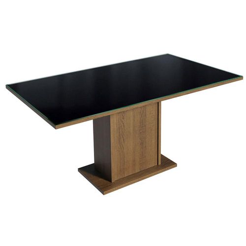 Mesa de Comedor Rectangular 5275 Madesa Tablero de Vidrio MN