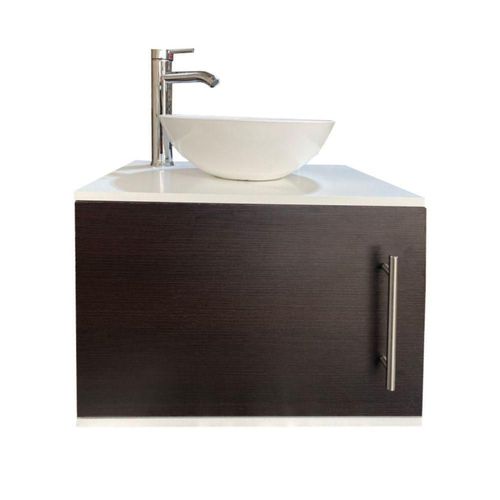 Gabinete Flotante para Baño con Llave Monomando Y Ovalín