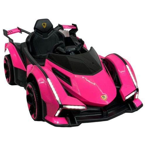 Montable para Niños con Control Remoto,Sonido,luz,Usb, 12V Rosa
