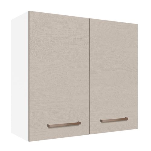Alacena 70cm 2 Puertas Agata Madesa Blanco/Crema
