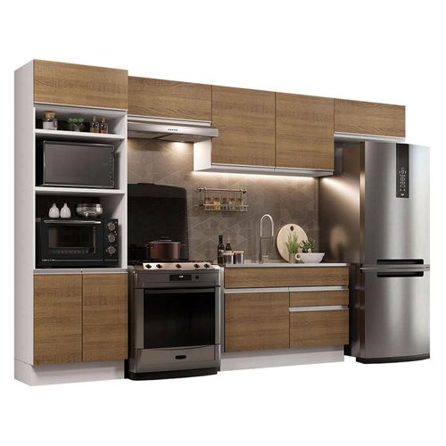Armario de Cocina Completo Madesa 350cm Glamy 01 MB