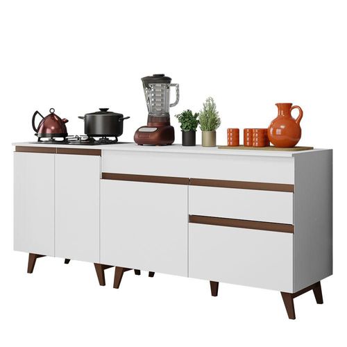 Kit de 2 Balcones de Cocina Reims Blanco Madesa