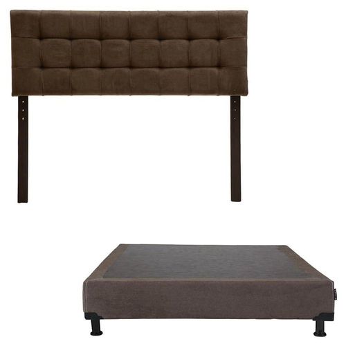 Cabecera Individual Dicasa Catania Chocolate + Box Dicasa Bless RGH