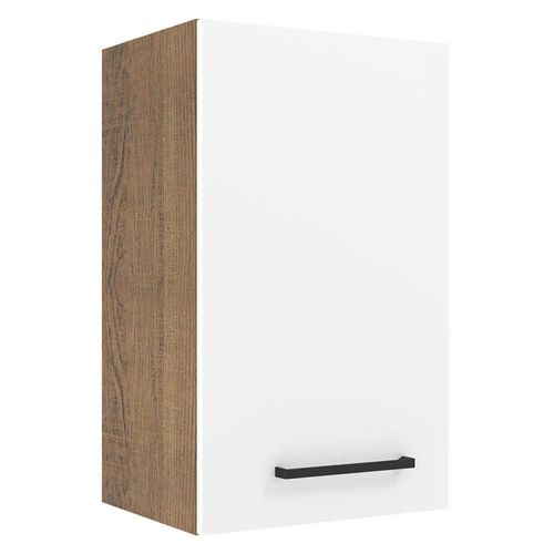 Alacena Madesa Agata 40cm 1 Puerta Marron/Blanco