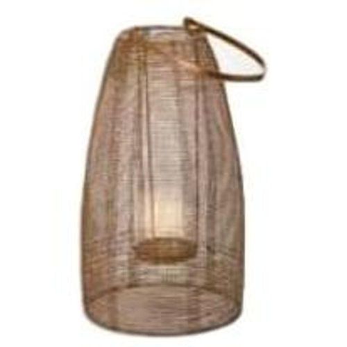 Linterna Cristal Dorada Gde