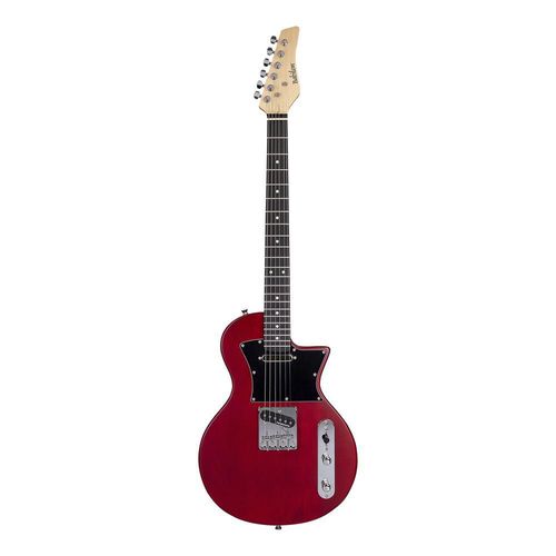 Guitarra eléctrica elmont red wood serie vintage babilon elmont-rw color rojo