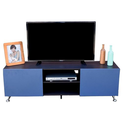 Mueble para TV, Centro de Entretenimiento Italy,  Minimalista, Hogare, Wengue Azul