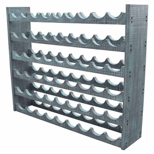 Cava para 54 Botellas de Madera Hogare Verde Vintage