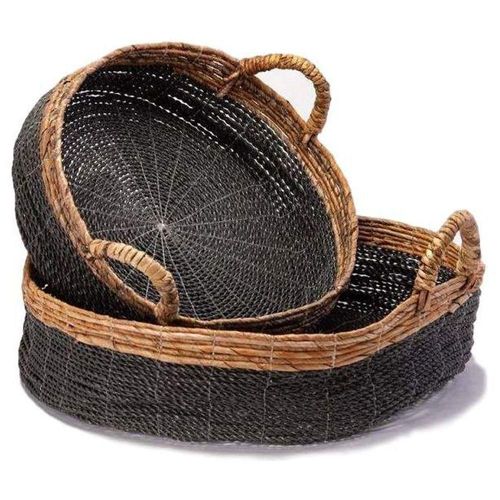 Set Canastas De Rafia