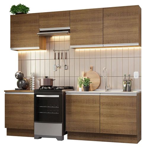 Cocina Integral 240cm Glamy Madesa 09 Marron