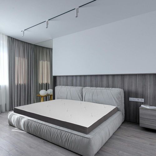 Colchón Essential de Memory Foam Firmeza Media Firmeza y Soporte Blanco Individual