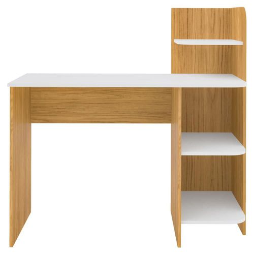 Escritorio Mesa de computo Mesa de Trabajo Bertolini LINK Roble Blanco