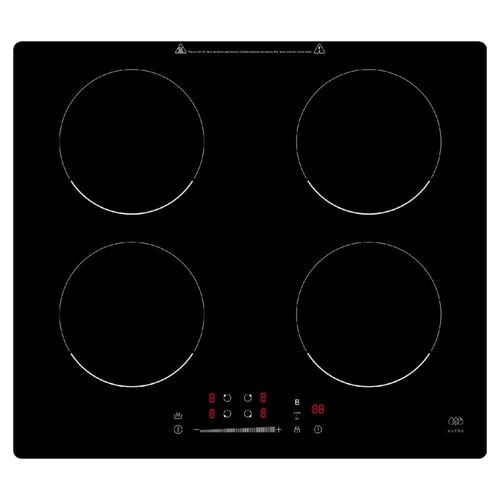 Parrilla de Inducción 4 Zonas 220V Vidrio Templado AVERA PIV4