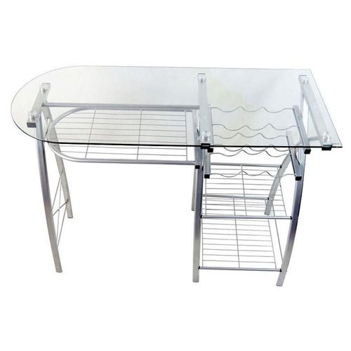 Barra De Vidrio Templado Bancos Plegables Transparente Brang