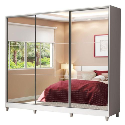 Ropero Closet Madesa Royale 3 Puertas 3 Espejo B CP